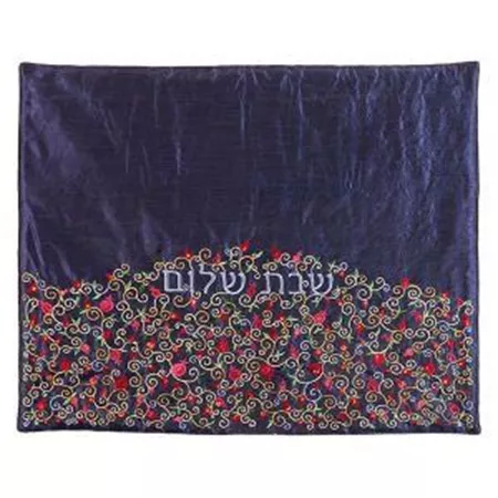 כיסוי פלטה רימונים - כחול