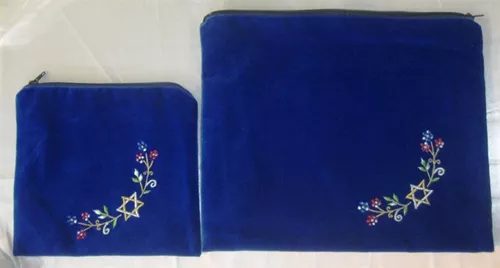 כיסוי לטלית ותפילין מגן דוד פינתי