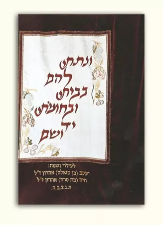 פרוכת לארון הקודש "ונתתי"